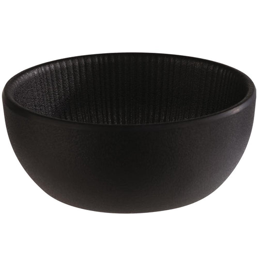 NERO Schale - 0,1 l - (Ø 8,5 x 3,5 cm) - Melamin - Schwarz