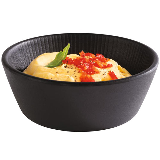 NERO Schale - 0,25 l - (Ø 12,5 x 4,5 cm) - Melamin - Schwarz