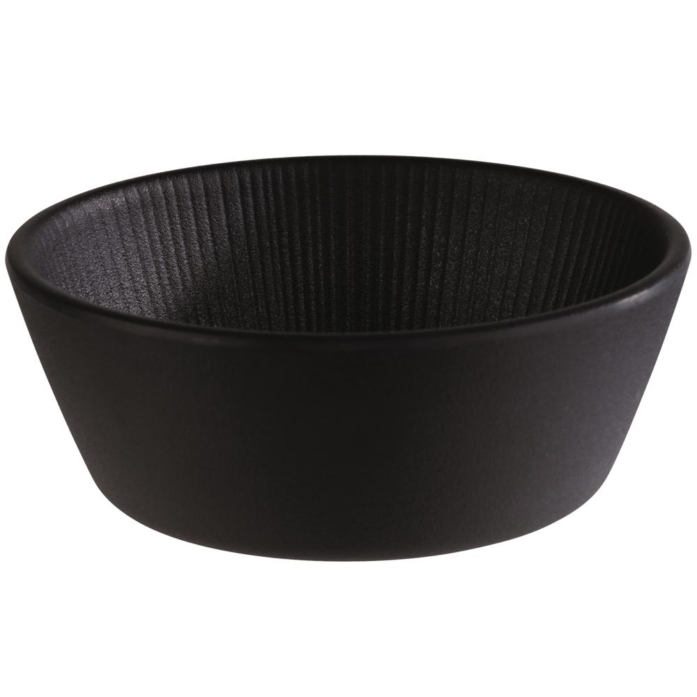NERO Schale - 0,25 l - (Ø 12,5 x 4,5 cm) - Melamin - Schwarz