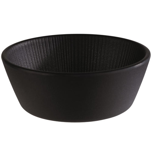NERO Schale - 0,25 l - (Ø 12,5 x 4,5 cm) - Melamin - Schwarz