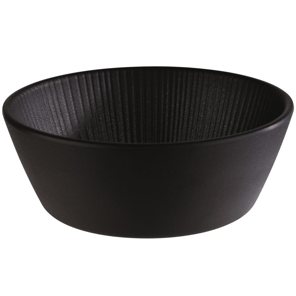 NERO Schale - 0,45 l - (Ø 15,5 x 5,5 cm ) - Melamin - Schwarz