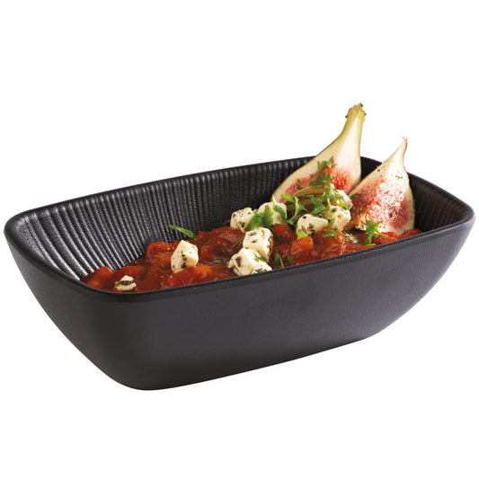 NERO Schale  - 0,35 l - (GN 1/9) - Melamin - Schwarz