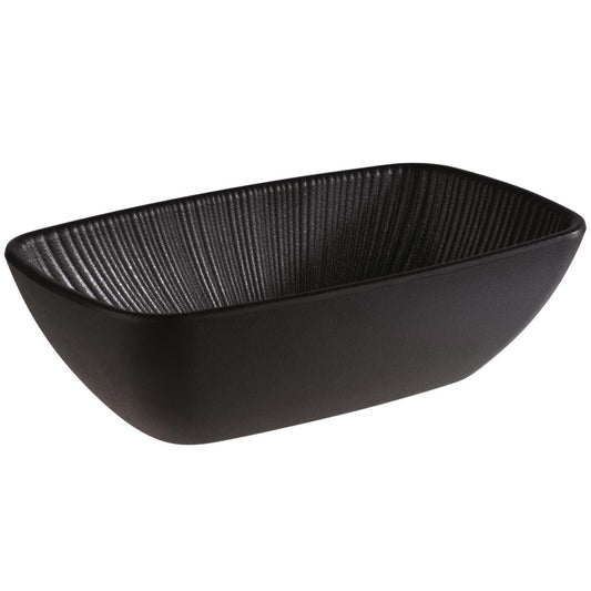 NERO Schale  - 0,35 l - (GN 1/9) - Melamin - Schwarz