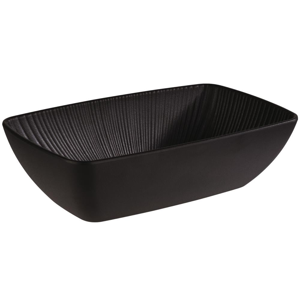 NERO Schale - 1,5 l - (GN 1/4) - Melamin-  Schwarz