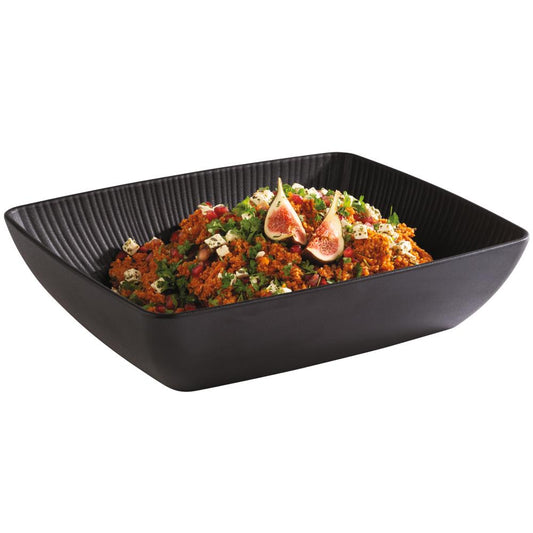 NERO Schale - 3,5 l - (GN 1/2) - Melamin - Schwarz