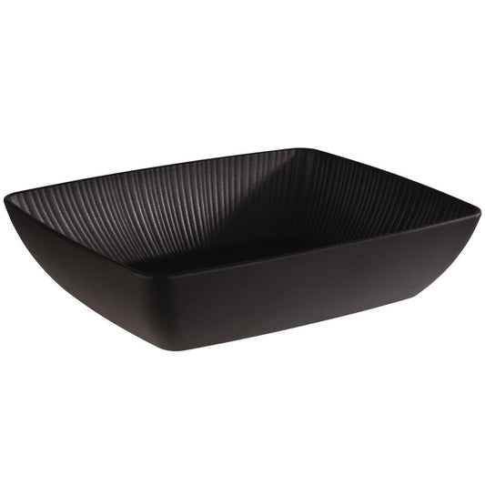 NERO Schale - 3,5 l - (GN 1/2) - Melamin - Schwarz