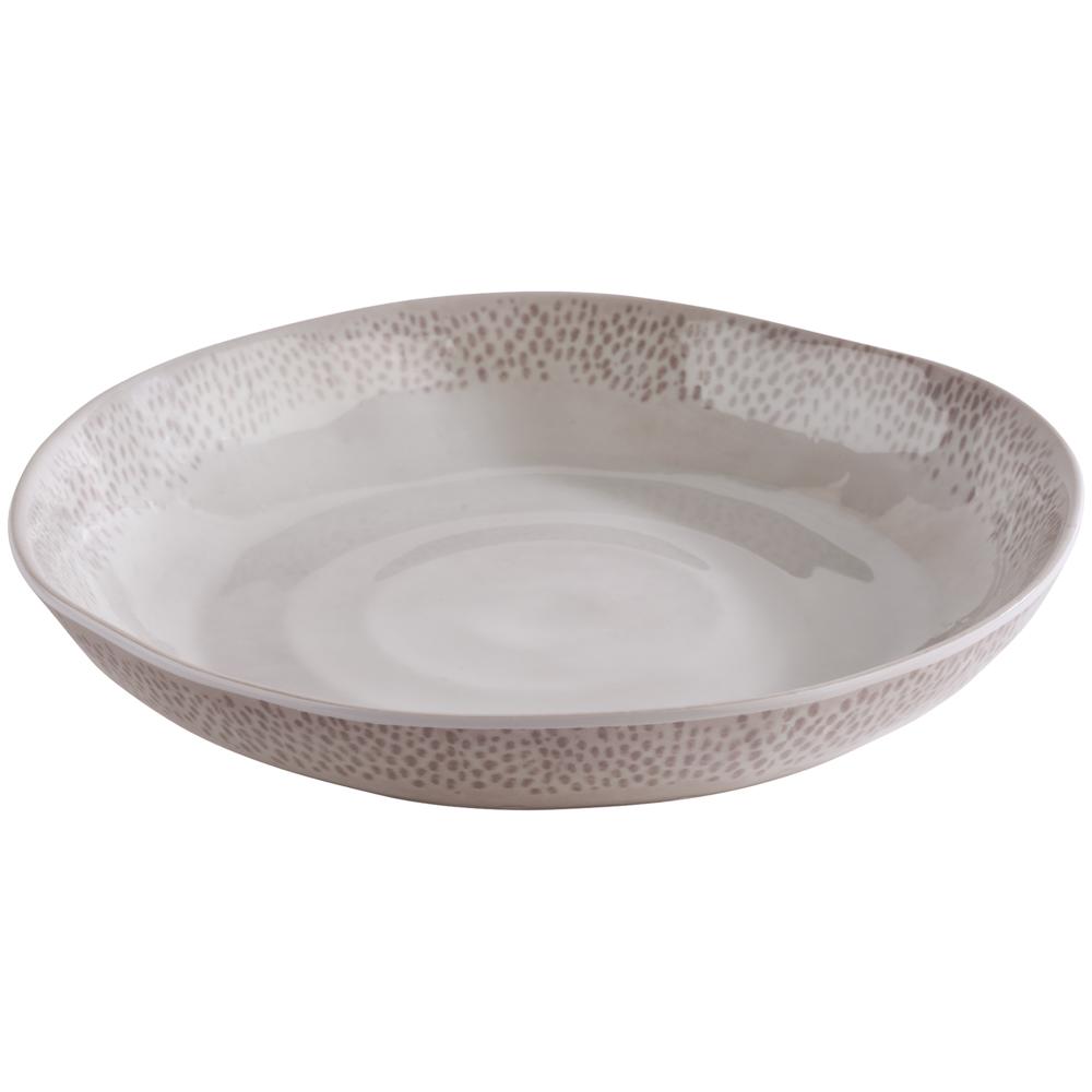 FOOTMARK Teller, tief - 0,8 l - (Ø 24 x 4 cm) - Melamin - Weiß