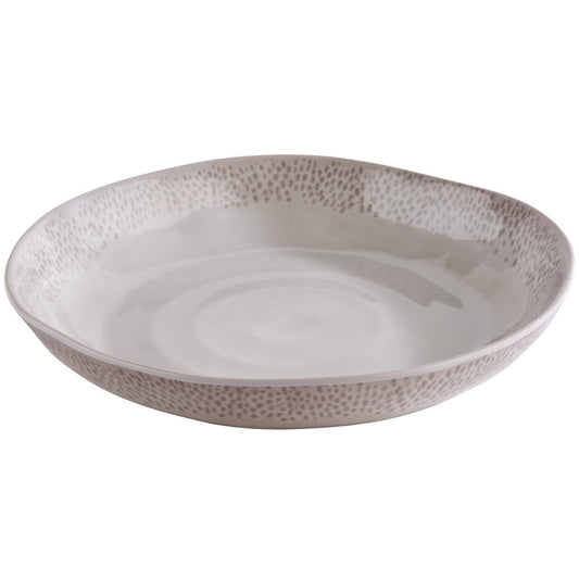 FOOTMARK Teller, tief - 0,8 l - (Ø 24 x 4 cm) - Melamin - Weiß