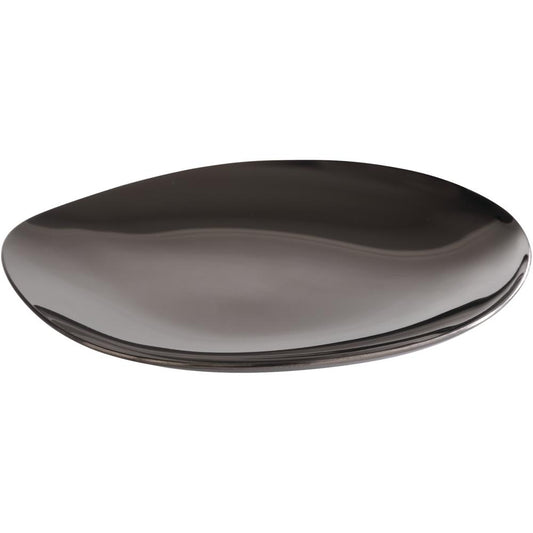 PEBBLES Teller (4-teilig) - 9 x 9 cm - Schwarz
