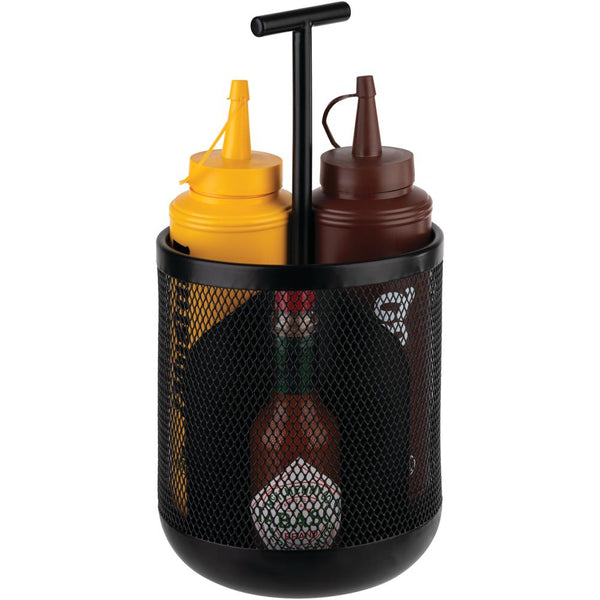 DART Besteckbehälter - (Ø 12 x 25 cm) - Metall - Schwarz