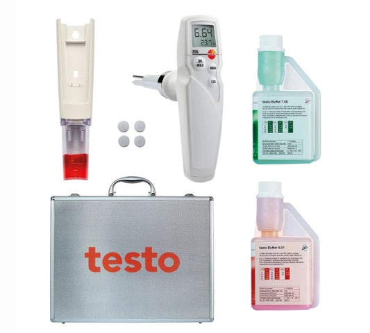 testo "205" Starter-Set - pH- /Temperatur-Messgerät für halbfeste Medien
