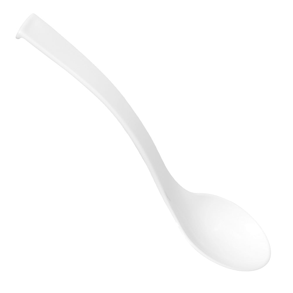 Salatlöffel abgekantet 24 cm - Weiß (SAN)