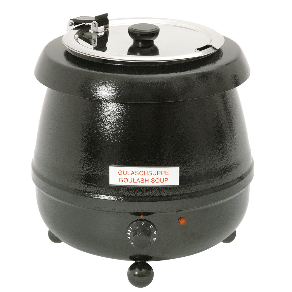 SARO Suppentopf 9,5 l - Schwarz (230 V)