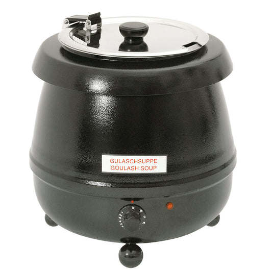 SARO Suppentopf 9,5 l - Schwarz (230 V)