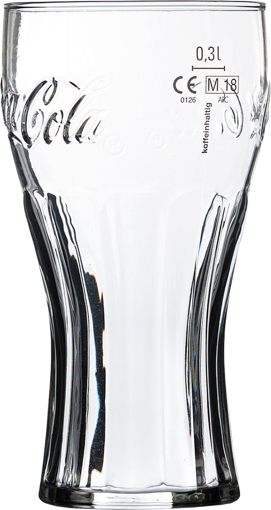 Coca-Cola Trinkglas 37 cl - geeicht /-/ 0,3