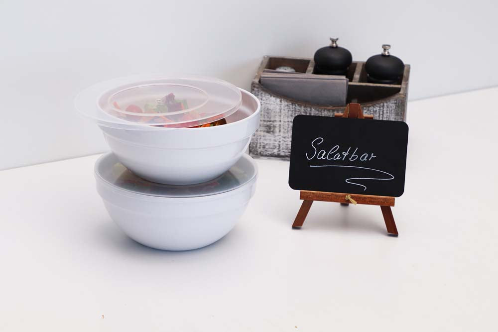 CASUAL MAXI Melaminschüssel Ø 14 x 6,5 cm (Inhalt 0,6 l) - Weiß