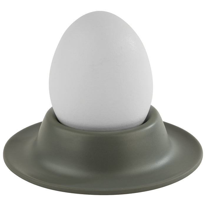 EGGY Eierbecher - (Ø 8,5  x 2 cm) - Melamin - Grau/Matt