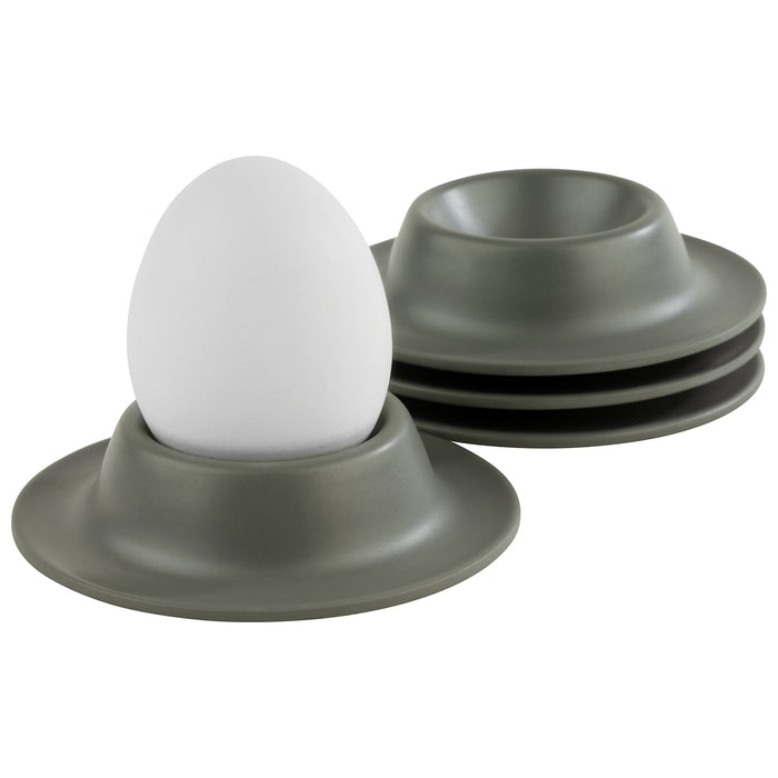 EGGY Eierbecher - (Ø 8,5  x 2 cm) - Melamin - Grau/Matt