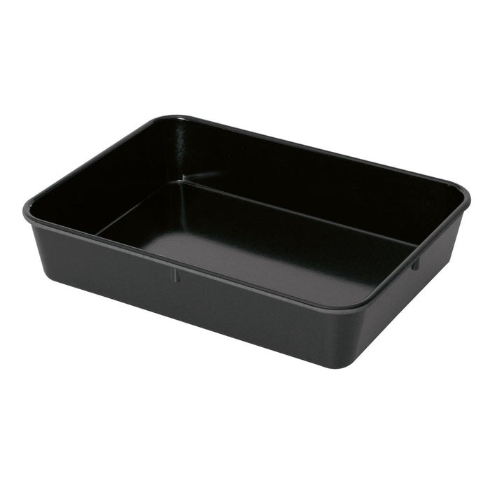 Melamin-Becken 29 x 16 x 6 cm - schwarz