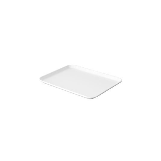 Melamin-Platte 28 x 21 cm - weiß