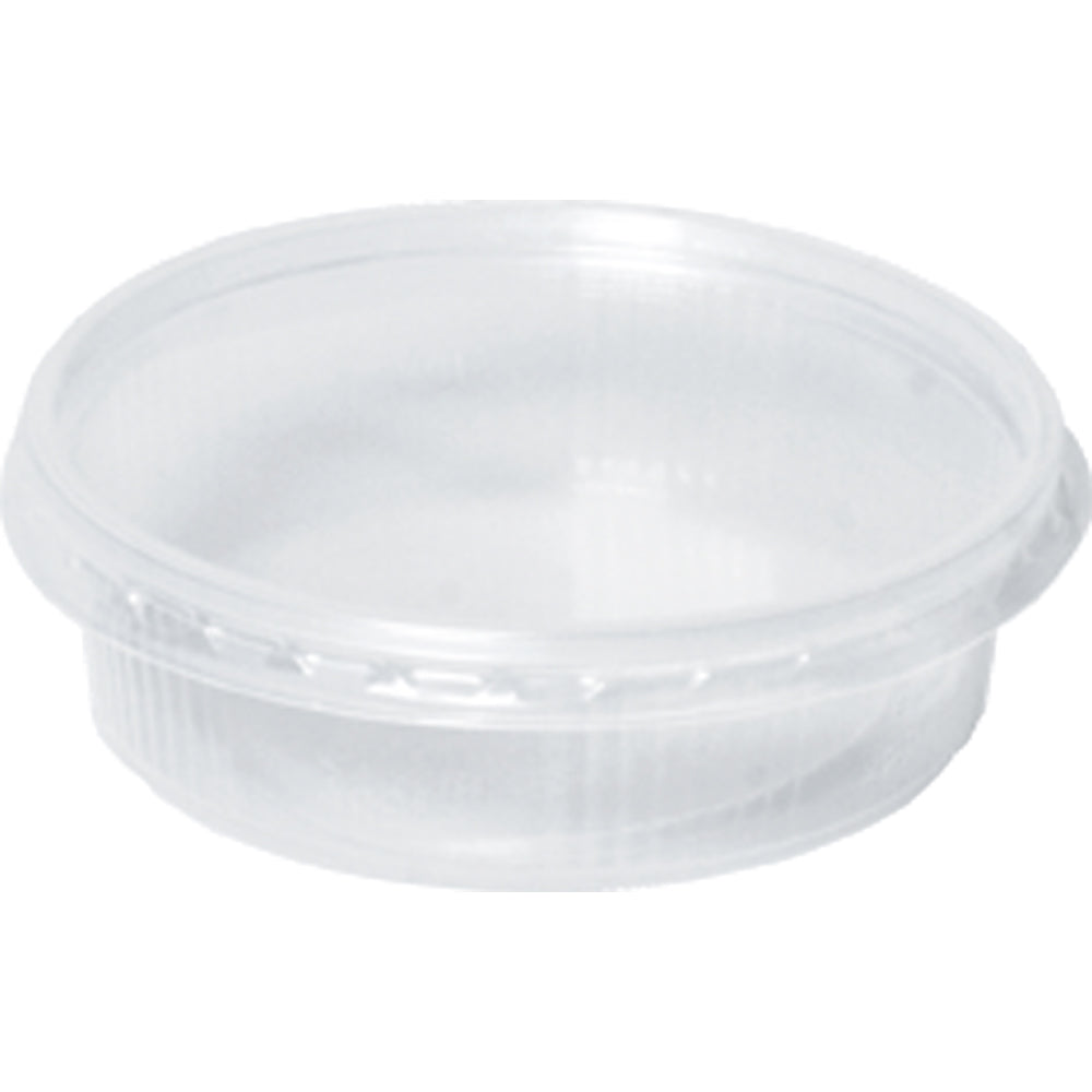 Rundbecher mit Deckel - 125 ml (250er Kombipack)