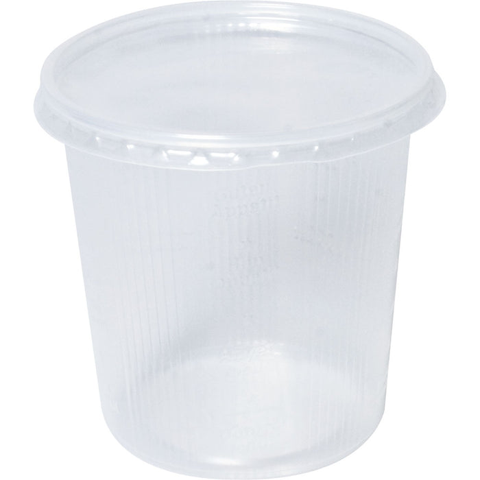 Rundbecher mit Deckel - 500 ml (250er Kombipack)