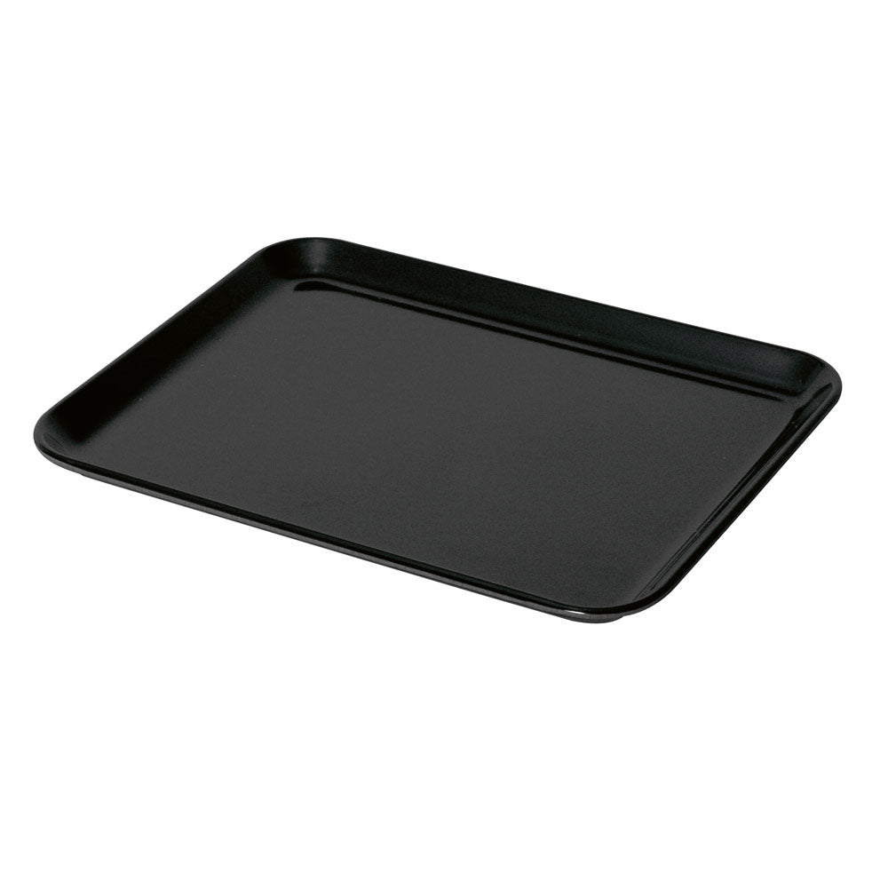 Melamin-Platte 30 x 15 cm - schwarz