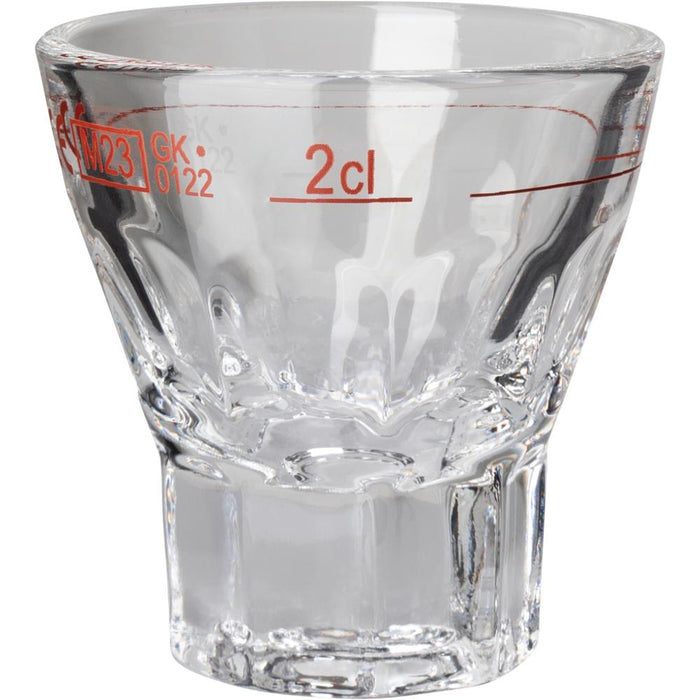 MANNHEIM Schnapsglas - 3,7 cl - (Ø 5,3 x 5,3 cm) - geeicht /-/ 2 cl - Rotring