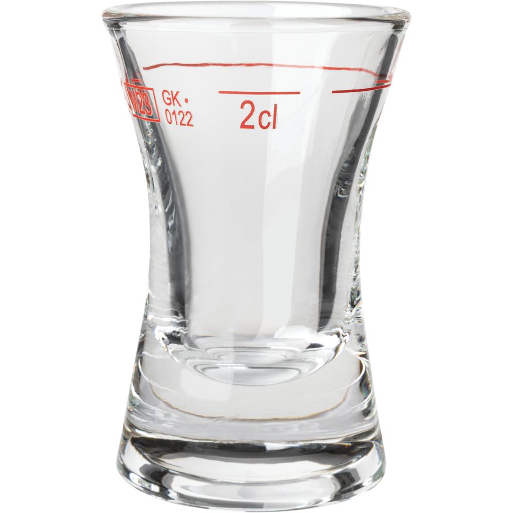WACHTMEISTER Schnapsglas - 2,8 cl (Ø 4,5 x 6,8 cm) - geeicht /-/ 2 cl