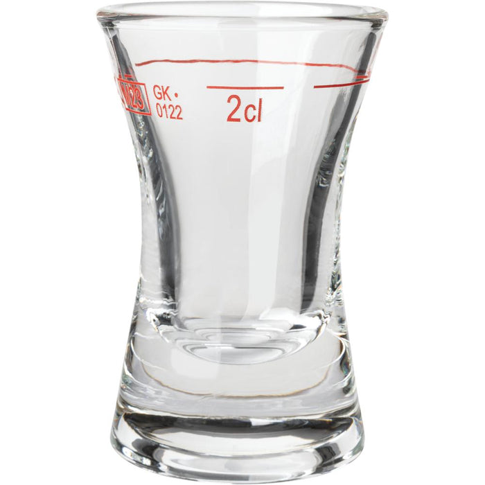 WACHTMEISTER Schnapsglas - 2,8 cl (Ø 4,5 x 7 cm) - geeicht /-/ 2 cl