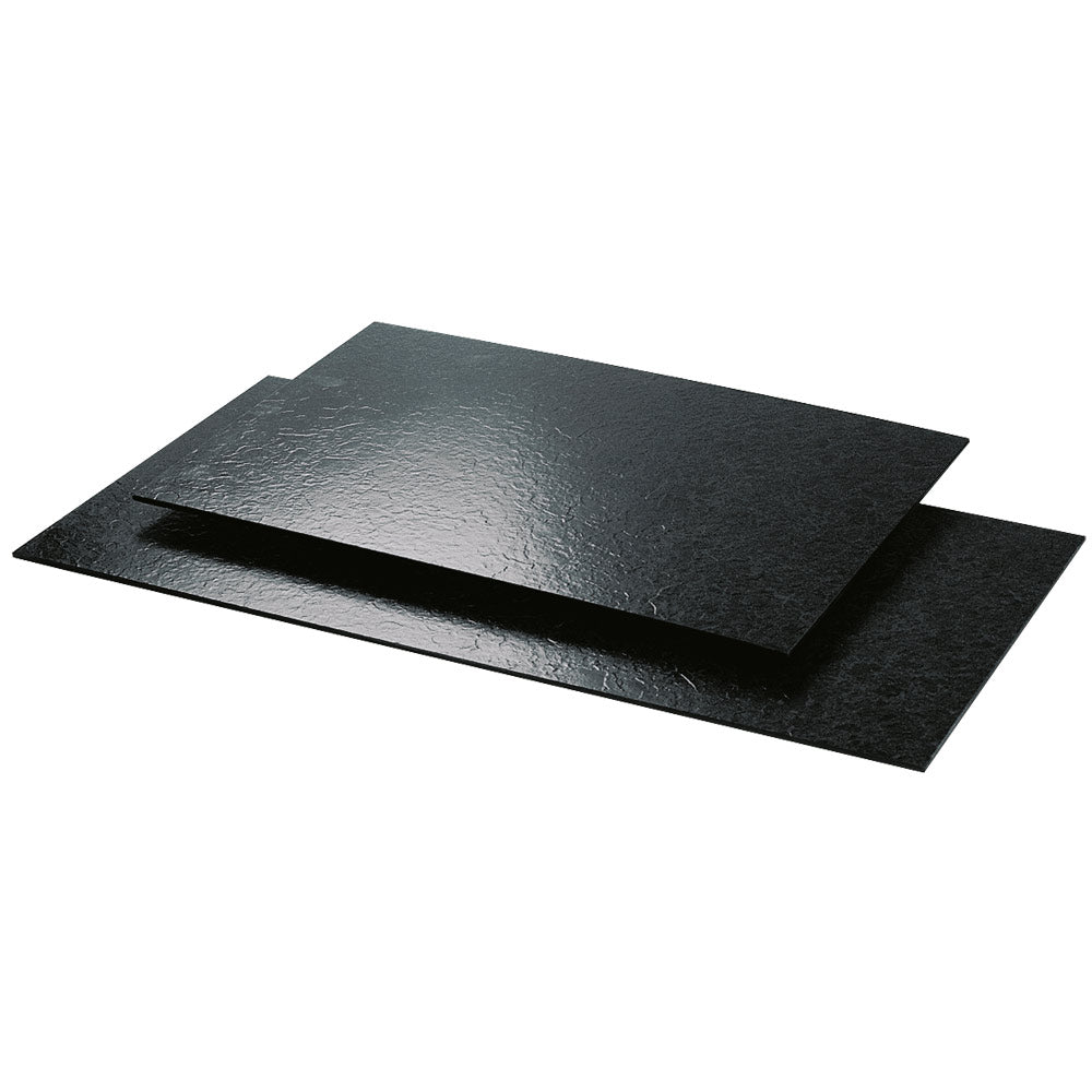 Kunstschieferplatte "Rechteck" - 80 x 40 cm (6 Füße)