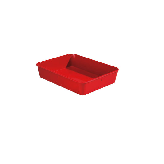Melamin-Becken 28 x 21 x 6 cm - rot