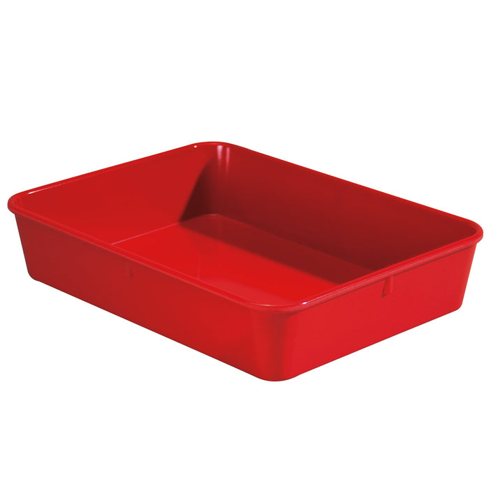 Melamin-Becken 42 x 28 x 6 cm - rot