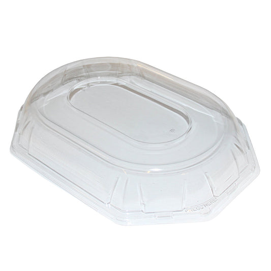Deckel für rPET-Partyplatte octagonal - 36 x 24 cm