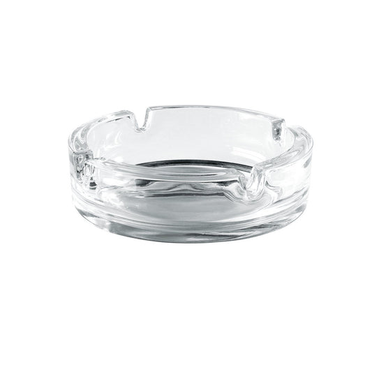 Glas-Aschenbecher Ø 10,7 x 3,5 cm - Klar (stapelbar)