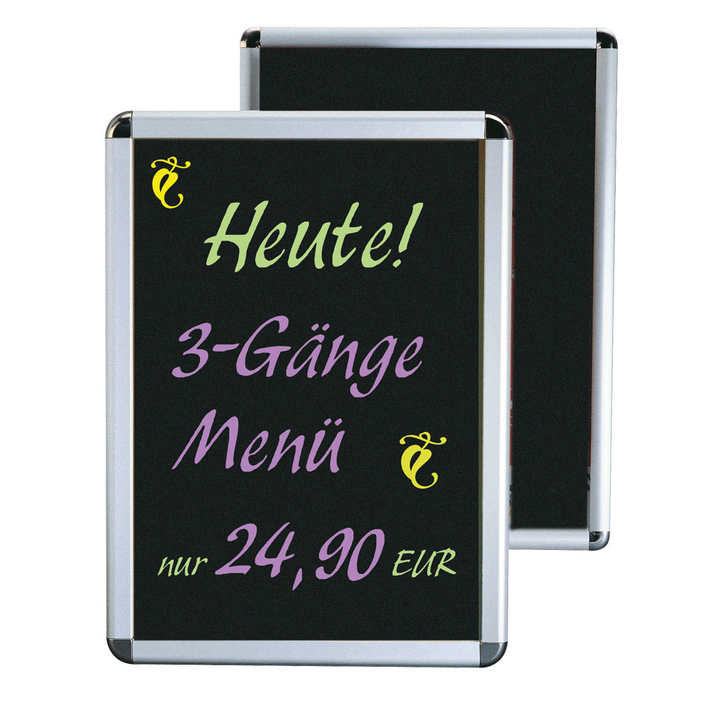 Wand-Klapprahmen DIN A1 - eloxiertes Aluminium