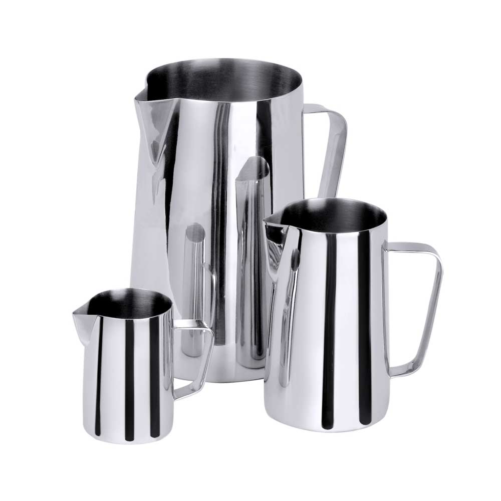 Milchkanne CNS 18/10 - Inhalt 0,6 l - Höhe 13,5 cm