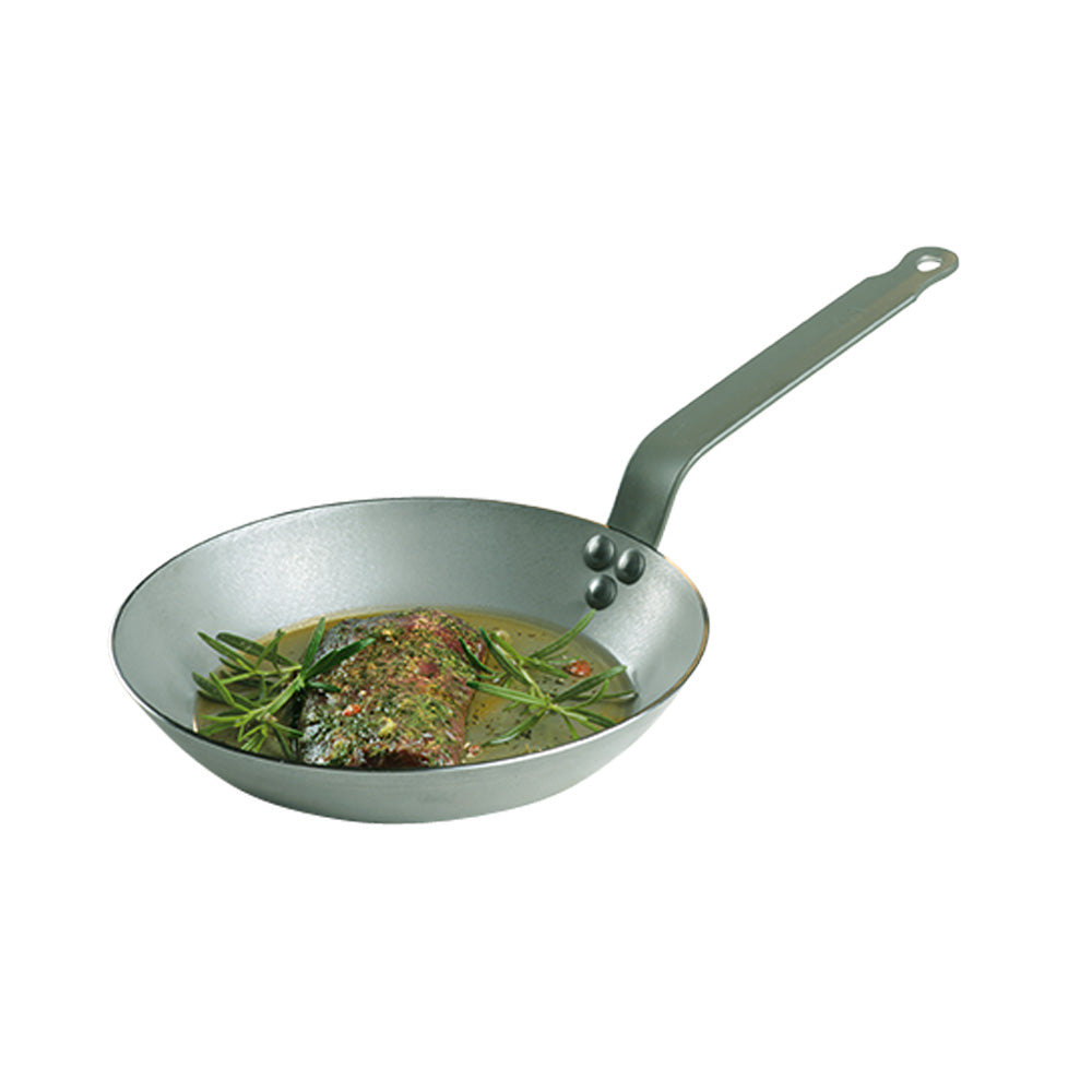 CARBONE PLUS Stahlpfanne - Ø 28 x 4 cm (3,0 mm)