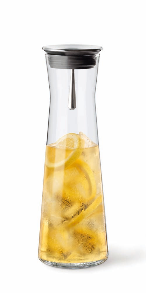 INDIS Karaffe - Inhalt 1,1 l -  Ø11 x 32 cm - mit Metallausgießer