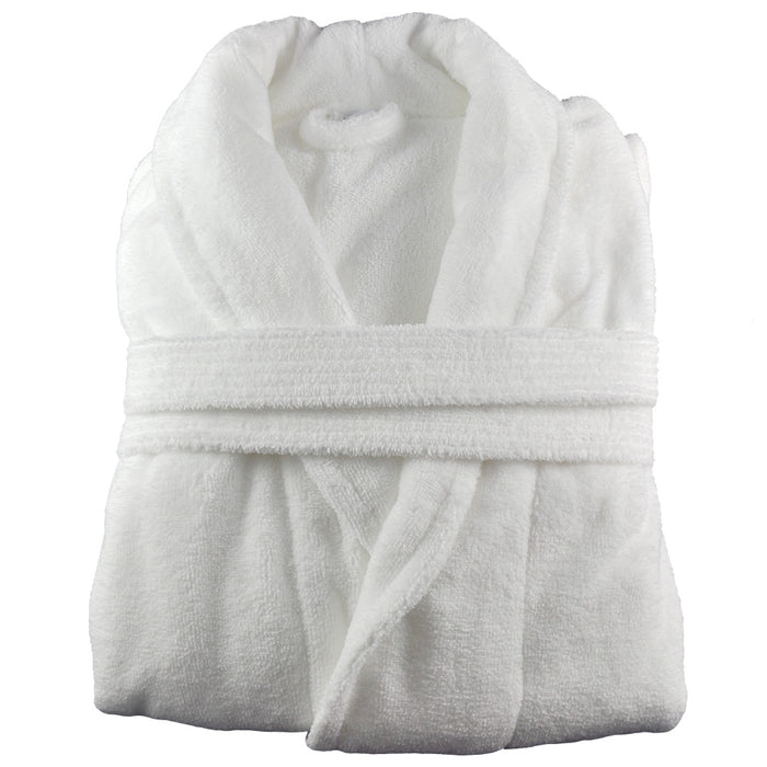 ASPEN - Bademantel mit Schalkragen - 3XL - Weiß