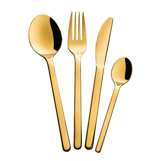 NORDIC Menülöffel - 20 cm - gold glänzend (PVD)