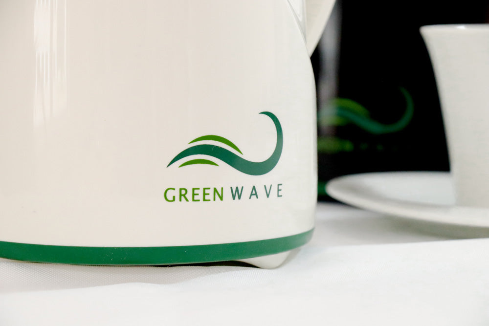 GREEN WAVE Isolierkanne 1,0 l - Weiß