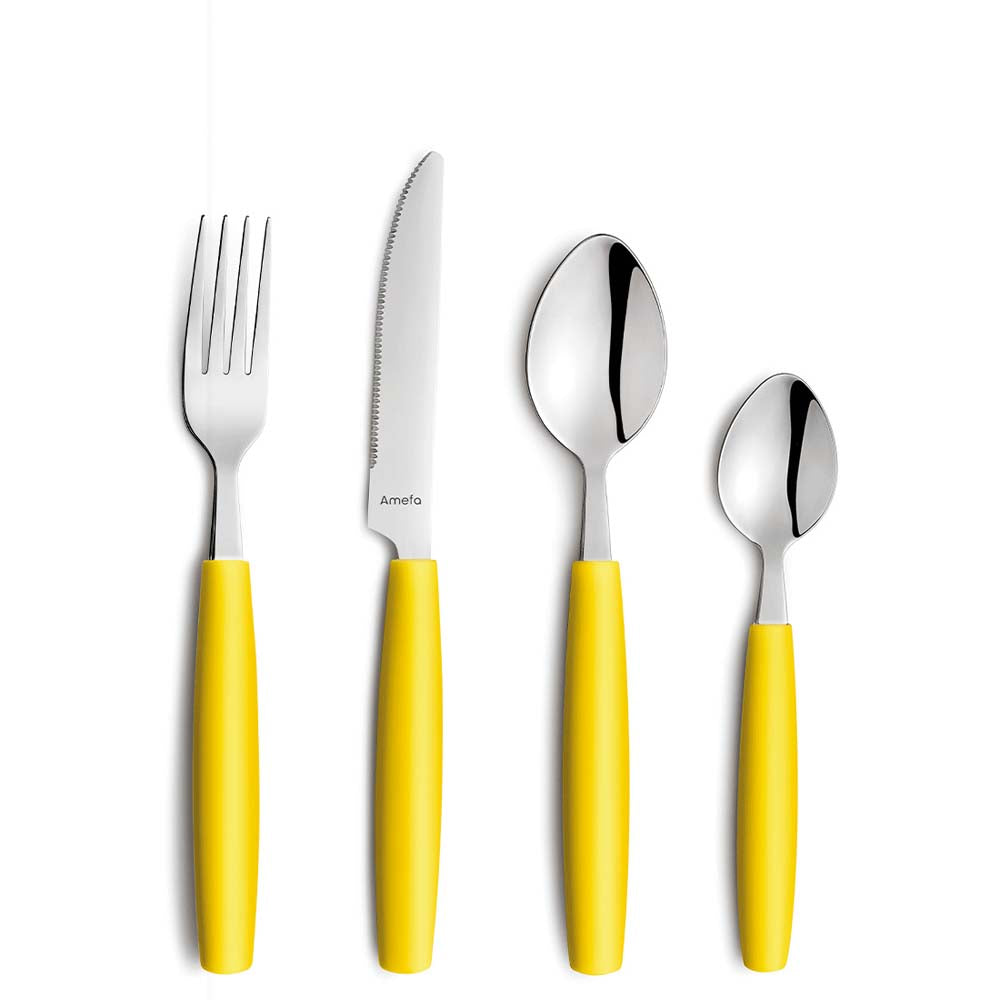 PIXEL Menügabel - 20,9 cm - Lemon
