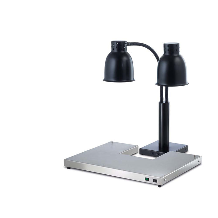 Schneidestation für Buffet-Wärmelampe "Dual" - beheizt - ohne Wärmelampe - 60 x 45 x 75 cm