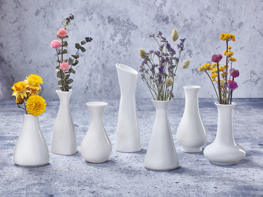 VIOLA Vase  Ø 7,2 x 15 cm  schlanke Form  elegante Vase für Einzelblumen