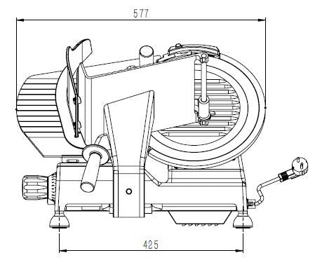 ECOLINE Aufschnittmaschine ASM 300