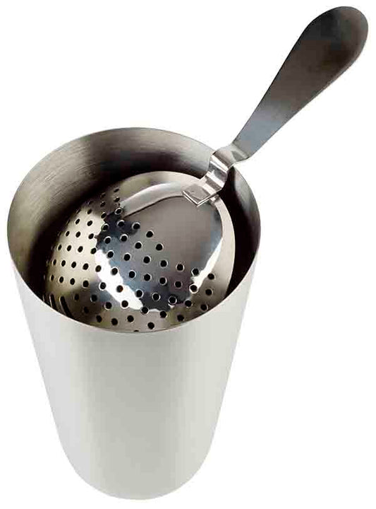 JULEP Barsieb-Strainer Ø 7,5 x 18 cm - Edelstahl, hochglanzpoliert