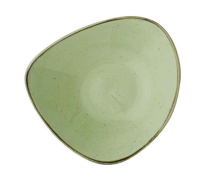 STONECAST Schüssel, dreieckig - 23,5 cm (60 cl) - Sage green