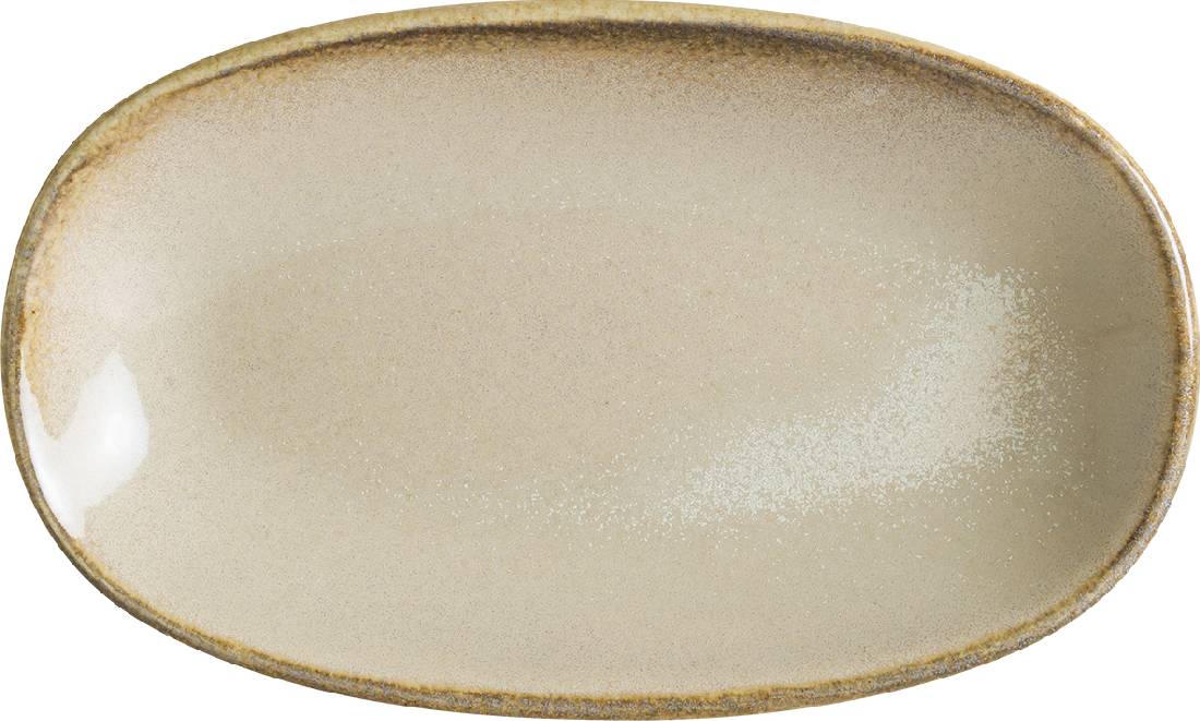 SAND Platte, oval - 15 x 8,5 x 2,5