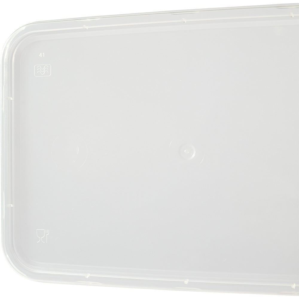 Deckel Menüschale - PP - 17,5 x 11,9 cm - Transparent (500 Stück)